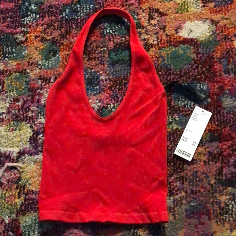 Urban Outfitters Red Halter Top